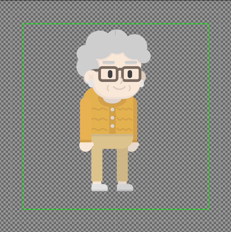A style frame of a character from a Promedica24 animation